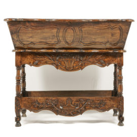 French Carved Oak ‘Maie’ FB-1210