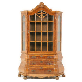Dutch Burl Walnut Cabinet NL-15