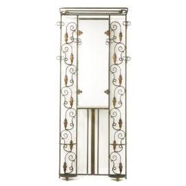 French Art Deco Wrought Iron Hallstand FB-177
