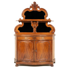 Dutch Mahogany Serpentine Buffet NL-11
