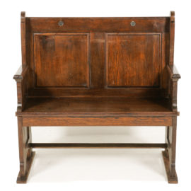 Solid Oak Bench NL-19