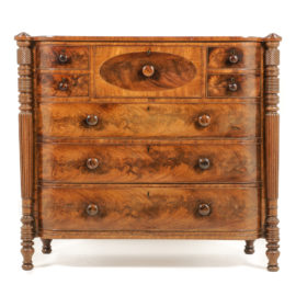 English Mahogany Chest of Drawers C-GD