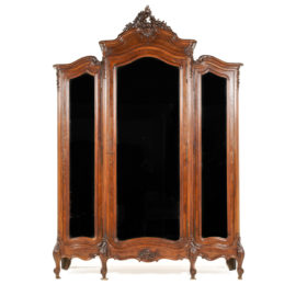 Rosewood Louis XV-Revival Armoire NL-14