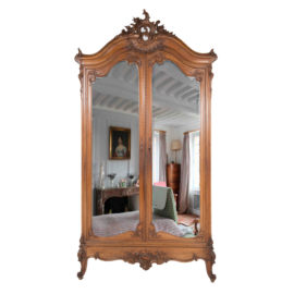 French Walnut Louis XV Armoire FC-1282A