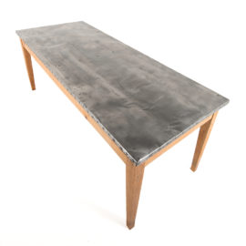 French Zinc-Top Table FC-1257