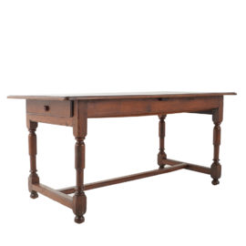 French Solid Oak Farm Table FC-1245