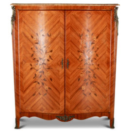 French Kingwood ‘Bombe’ Cabinet FD-1344