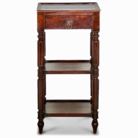 French Three-Tier Marble-Top Stand C-ML