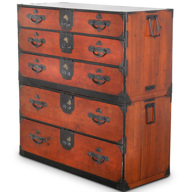 Japanese Lacquered Tansu Chest 20504 | Antique Warehouse