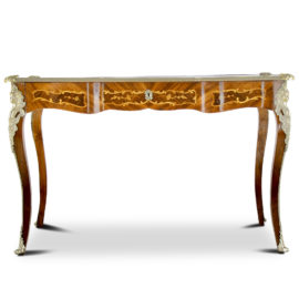 Highly-inlaid French Bureau Plat FE- 1412