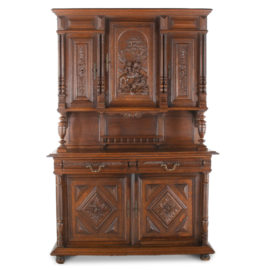 Henri II-Style Buffet and Hutch FE-1405A