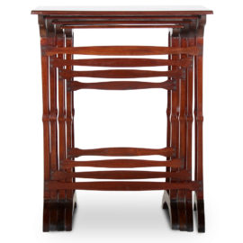 English Mahogany Nesting Tables C-ML