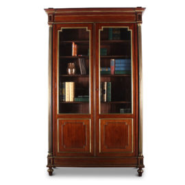 French Mahogany Napoleon III Bookcase FE-1512A