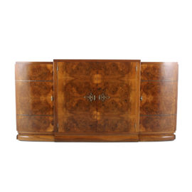 French Art Deco Walnut Buffet C.1930 FE-1356