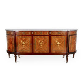 Vintage French Louis XVI Marble Top Buffet Sideboard FF-1493A