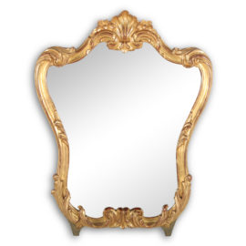 Carved Giltwood Louis XV-Style Mirror FF-1448