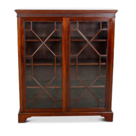 English Mahogany Georgian-Revival Bookcase FF-1473A