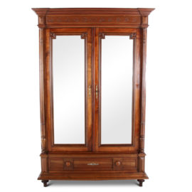 French Walnut ‘Henri II’ Armoire FF-1505