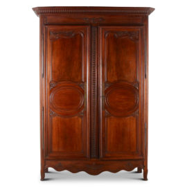Early 19th Century Walnut Armoire FF-1532