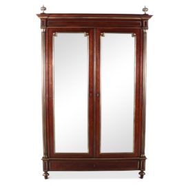 French Mahogany Napoleon III Armoire FF-1523