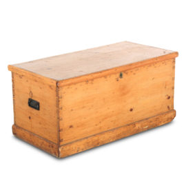 19th Century Pine Blanket Box 20532