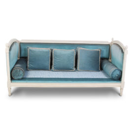 Vintage Painted French Louis XVI-Style Daybed FG-1590
