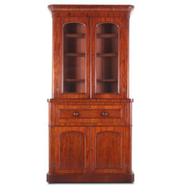 English Secretary Bookcase C-BM