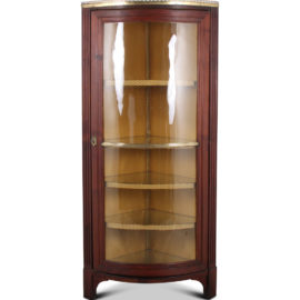 19th Century French Directoire-Style Corner Cabinet FG-1435