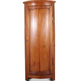 Early 19th Century Fruitwood Period Empire Corner Cabinet C-LE