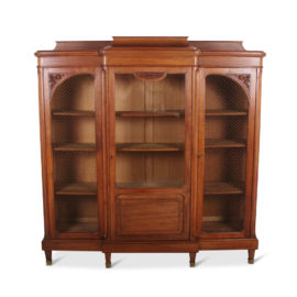 French Breakfront Bookcase FH-1619