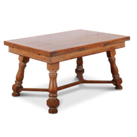 French Parquet Draw-Leaf Table FH-1645C
