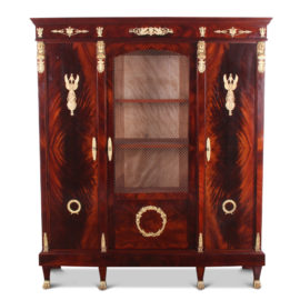 French Empire Mahogany Bookcase FH-1612B