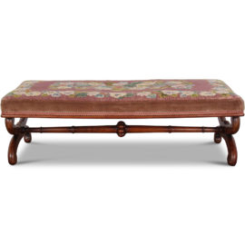 Victorian Mahogany Ottoman 20591
