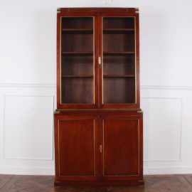 English Campaign-Style Bookcase FI-1736