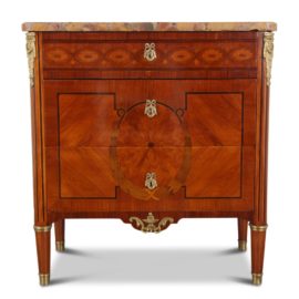 French Inlaid Louis XVI-Style Commode FI-1720