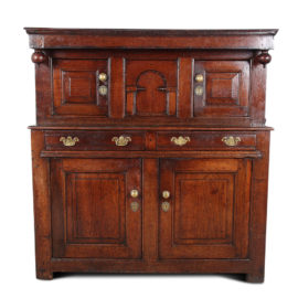 Georgian Oak Court Cupboard FJ-1992