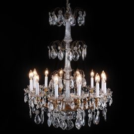 French Cut Crystal Chandelier FI-1814