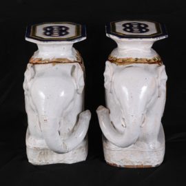 Pair of Ceramic Elephants FJ-1923