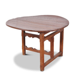 Flip-top Round Rustic French Table FJ-1902