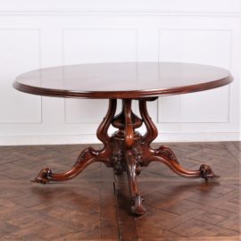 English Victorian Tilt-Top Dining Table C-DW