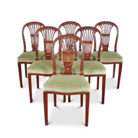 Mahogany Harp-Back Chairs C-MA