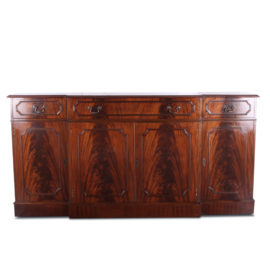 English Georgian-Revival Mahogany Side Cabinet FI-1706