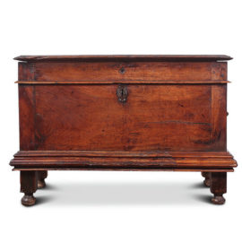 18th Century Italian Walnut Coffer FK-2039