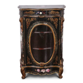 Ebonized Napoleon III Cabinet Villa la Pausa FK-1658