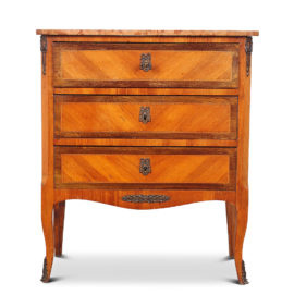 French Inlaid Marble Top Commode FK-2061