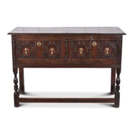 Solid Oak Jacobean Style Dresser / Server FK-2028