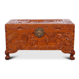 Small Highly Carved Chest C-DC