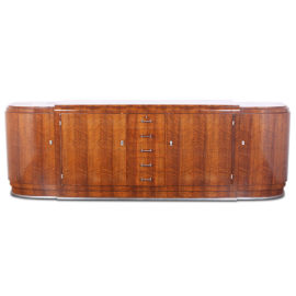 Art Deco Sideboard Signed Leleu C-JV