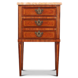 Inlaid Kingwood and Mahogany Nightstand FL-2158A