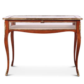 Louis XV Style Mounted Vitrine Display Table Bijoterie Table